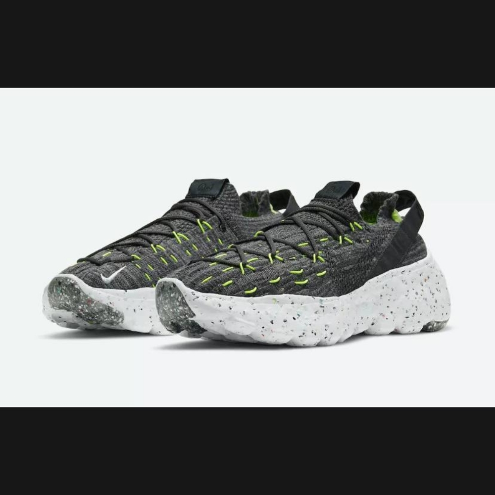 NIKE Space Hippie 04 Sneaker Black Volt CZ6398 010 Men’s Sz Women’s